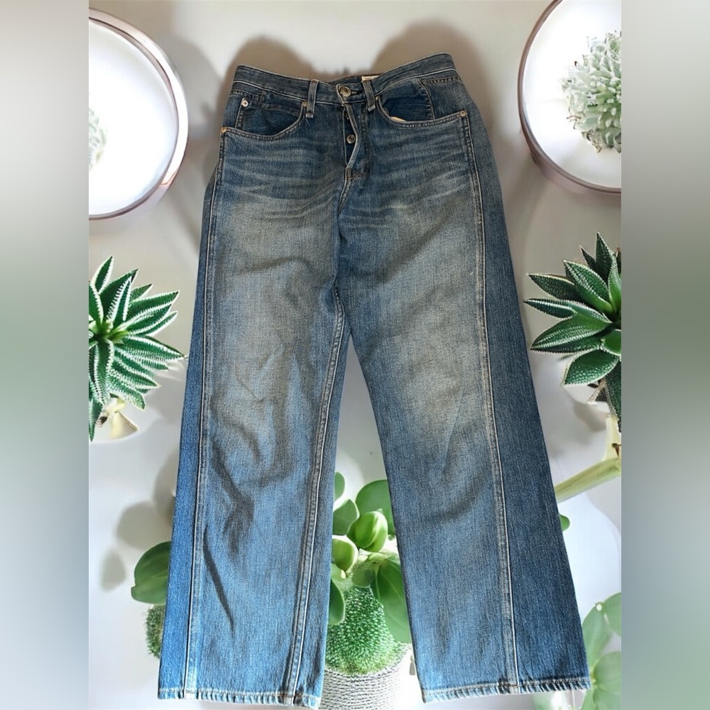 rag & bone  New York Maya High-Rise Ankle Straight Jeans
Size 26